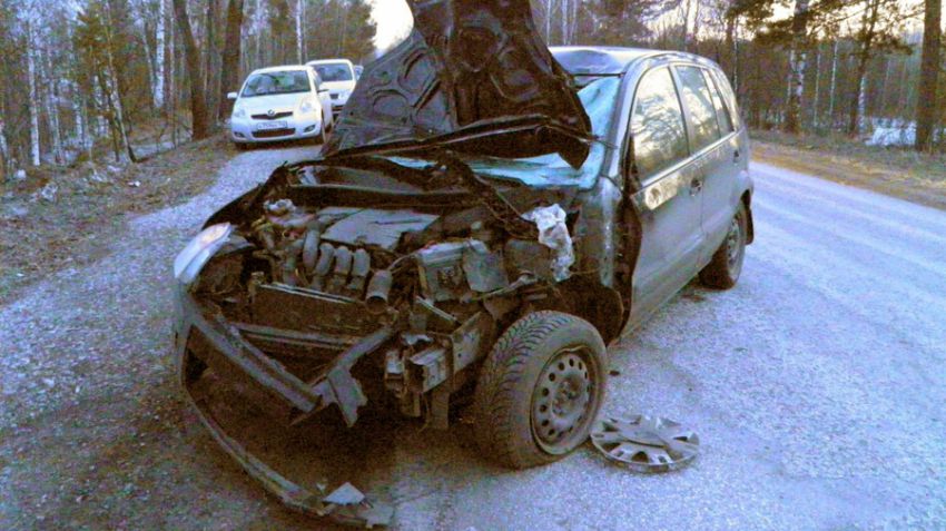 Эвакуатор попал в дтп